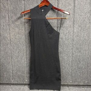 Seek The Label Chic One Shoulder Black Dress